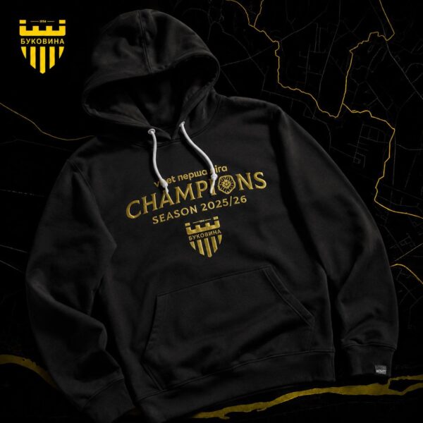 Чорна футболка "Champions"
